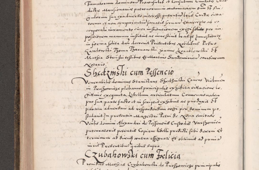 Zdjęcie nr 440 dla obiektu archiwalnego: Acta actorum causarum, sententiarum tam diffinitivarum quam interloquutoriarum, decretorum, obligationum, quietationum, constitutionum procuratorum etc. coram reverendo domino Martino Izdbienski de Russiecz archidiacono Posnaniensi, custode et in spiritualibus vicario generali Cracoviensi, ad annum Domini millesimum quingesimum sexagesimum quintum, cuius indictio octava, pontificatus Pii pape, annus sextus, continuantur