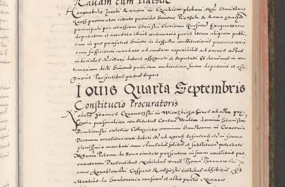 Zdjęcie nr 441 dla obiektu archiwalnego: Acta actorum causarum, sententiarum tam diffinitivarum quam interloquutoriarum, decretorum, obligationum, quietationum, constitutionum procuratorum etc. coram reverendo domino Martino Izdbienski de Russiecz archidiacono Posnaniensi, custode et in spiritualibus vicario generali Cracoviensi, ad annum Domini millesimum quingesimum sexagesimum quintum, cuius indictio octava, pontificatus Pii pape, annus sextus, continuantur