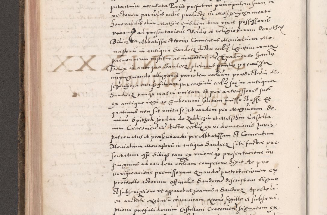 Zdjęcie nr 438 dla obiektu archiwalnego: Acta actorum causarum, sententiarum tam diffinitivarum quam interloquutoriarum, decretorum, obligationum, quietationum, constitutionum procuratorum etc. coram reverendo domino Martino Izdbienski de Russiecz archidiacono Posnaniensi, custode et in spiritualibus vicario generali Cracoviensi, ad annum Domini millesimum quingesimum sexagesimum quintum, cuius indictio octava, pontificatus Pii pape, annus sextus, continuantur