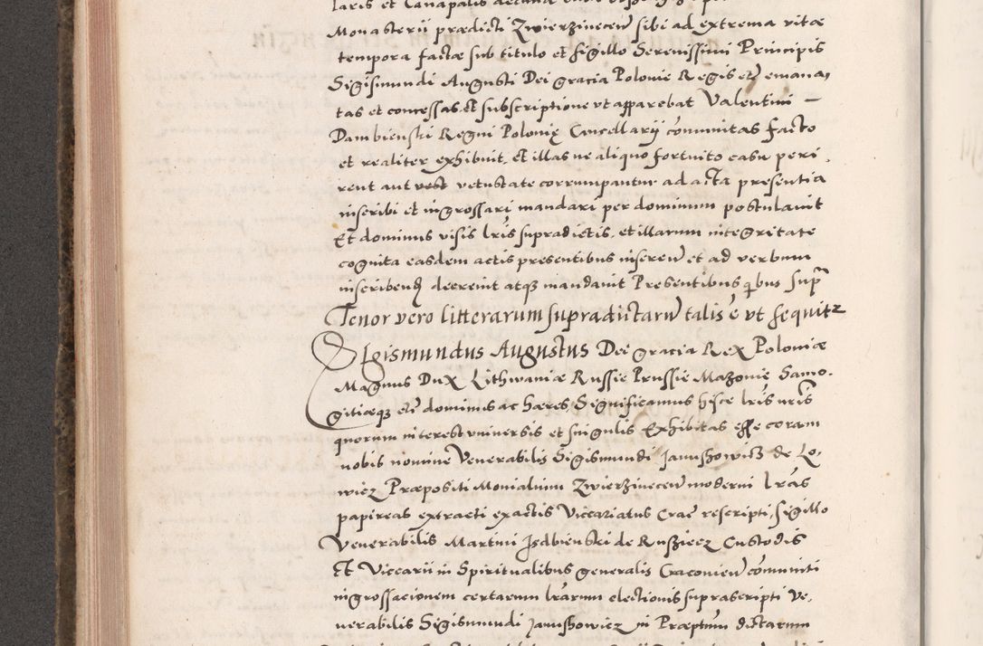 Zdjęcie nr 430 dla obiektu archiwalnego: Acta actorum causarum, sententiarum tam diffinitivarum quam interloquutoriarum, decretorum, obligationum, quietationum, constitutionum procuratorum etc. coram reverendo domino Martino Izdbienski de Russiecz archidiacono Posnaniensi, custode et in spiritualibus vicario generali Cracoviensi, ad annum Domini millesimum quingesimum sexagesimum quintum, cuius indictio octava, pontificatus Pii pape, annus sextus, continuantur