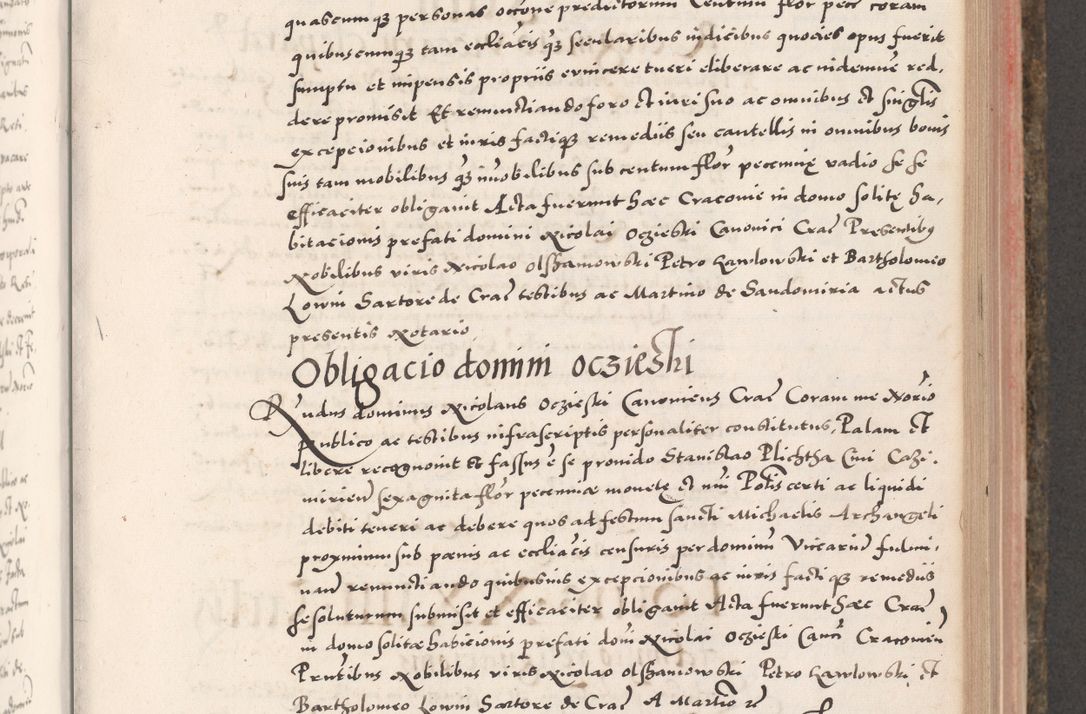 Zdjęcie nr 423 dla obiektu archiwalnego: Acta actorum causarum, sententiarum tam diffinitivarum quam interloquutoriarum, decretorum, obligationum, quietationum, constitutionum procuratorum etc. coram reverendo domino Martino Izdbienski de Russiecz archidiacono Posnaniensi, custode et in spiritualibus vicario generali Cracoviensi, ad annum Domini millesimum quingesimum sexagesimum quintum, cuius indictio octava, pontificatus Pii pape, annus sextus, continuantur