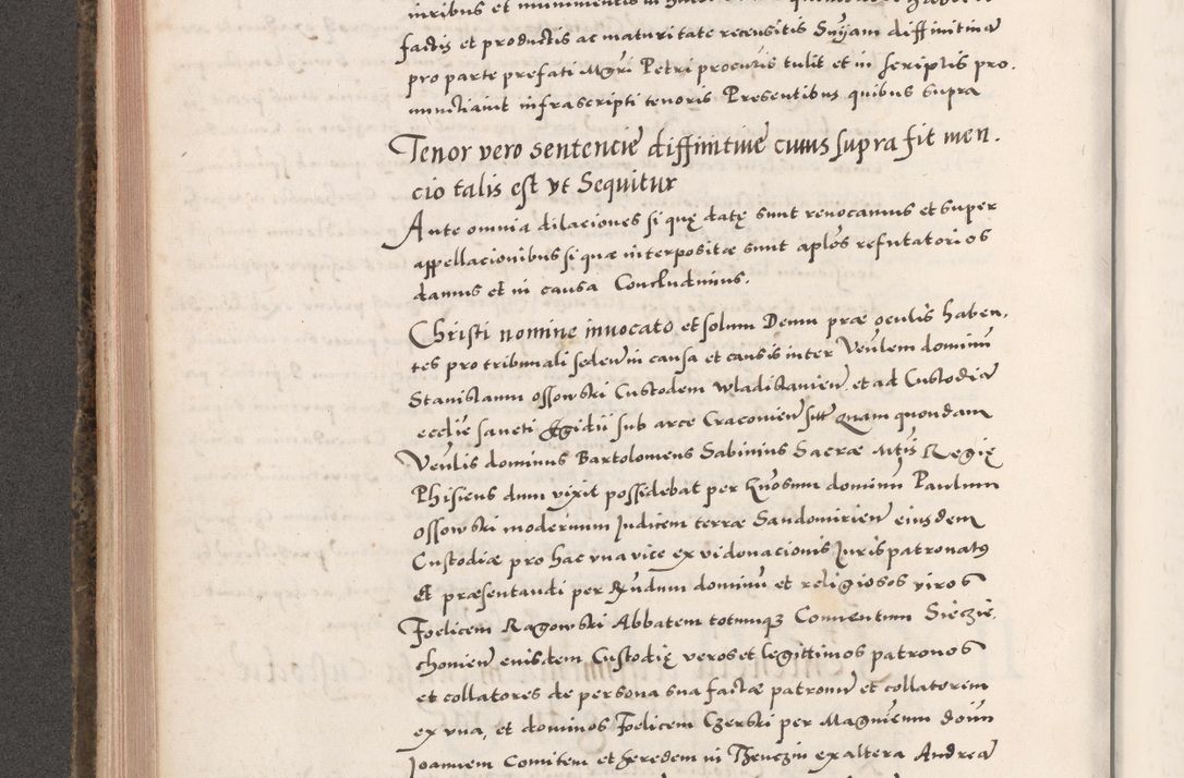 Zdjęcie nr 416 dla obiektu archiwalnego: Acta actorum causarum, sententiarum tam diffinitivarum quam interloquutoriarum, decretorum, obligationum, quietationum, constitutionum procuratorum etc. coram reverendo domino Martino Izdbienski de Russiecz archidiacono Posnaniensi, custode et in spiritualibus vicario generali Cracoviensi, ad annum Domini millesimum quingesimum sexagesimum quintum, cuius indictio octava, pontificatus Pii pape, annus sextus, continuantur