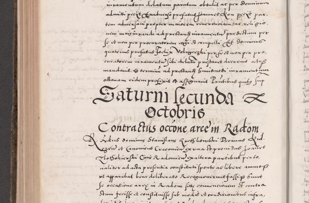 Zdjęcie nr 812 dla obiektu archiwalnego: Acta actorum causarum, sententiarum tam diffinitivarum quam interloquutoriarum, decretorum, obligationum, quietationum, constitutionum procuratorum etc. coram reverendo domino Martino Izdbienski de Russiecz archidiacono Posnaniensi, custode et in spiritualibus vicario generali Cracoviensi, ad annum Domini millesimum quingesimum sexagesimum quintum, cuius indictio octava, pontificatus Pii pape, annus sextus, continuantur