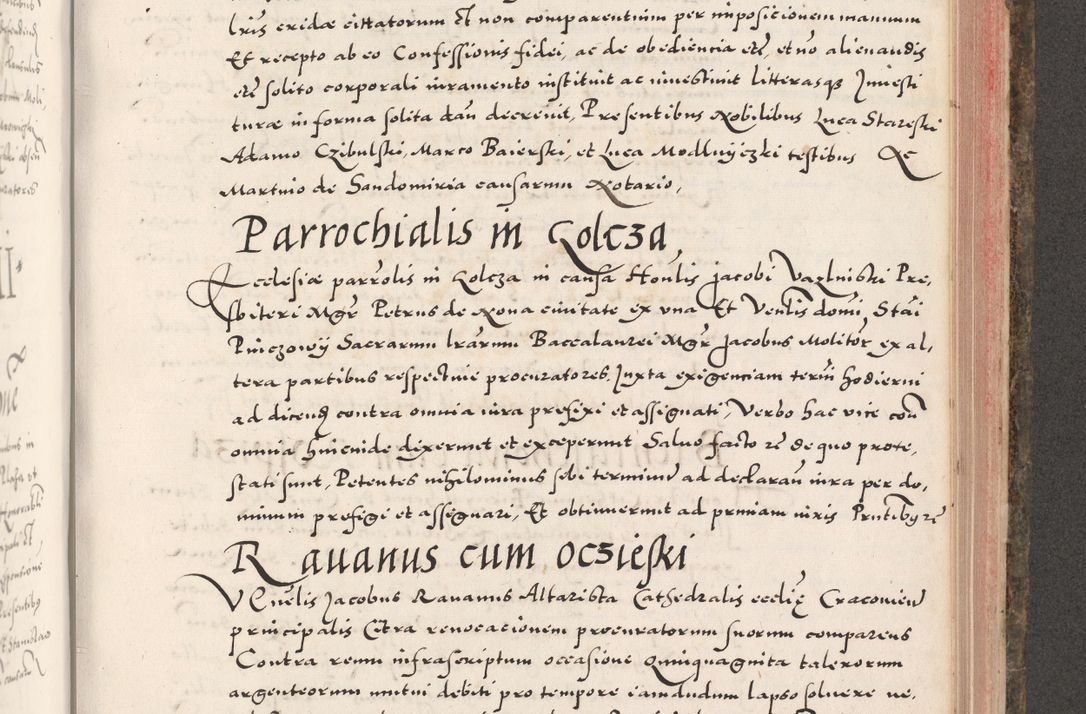 Zdjęcie nr 807 dla obiektu archiwalnego: Acta actorum causarum, sententiarum tam diffinitivarum quam interloquutoriarum, decretorum, obligationum, quietationum, constitutionum procuratorum etc. coram reverendo domino Martino Izdbienski de Russiecz archidiacono Posnaniensi, custode et in spiritualibus vicario generali Cracoviensi, ad annum Domini millesimum quingesimum sexagesimum quintum, cuius indictio octava, pontificatus Pii pape, annus sextus, continuantur