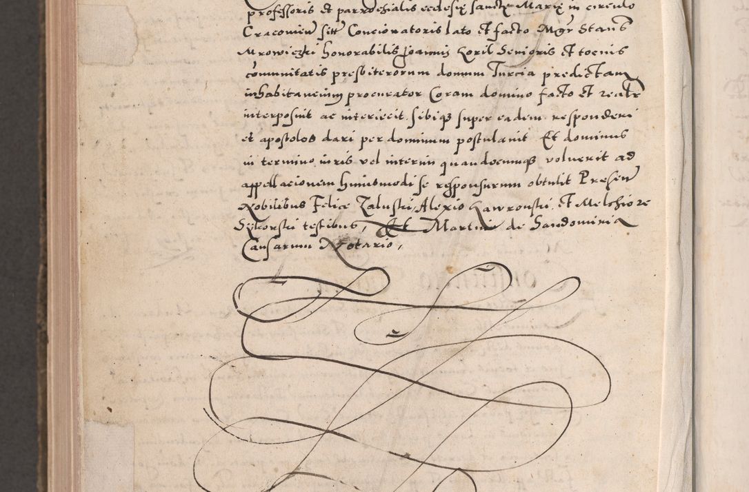 Zdjęcie nr 1204 dla obiektu archiwalnego: Acta actorum causarum, sententiarum tam diffinitivarum quam interloquutoriarum, decretorum, obligationum, quietationum, constitutionum procuratorum etc. coram reverendo domino Martino Izdbienski de Russiecz archidiacono Posnaniensi, custode et in spiritualibus vicario generali Cracoviensi, ad annum Domini millesimum quingesimum sexagesimum quintum, cuius indictio octava, pontificatus Pii pape, annus sextus, continuantur