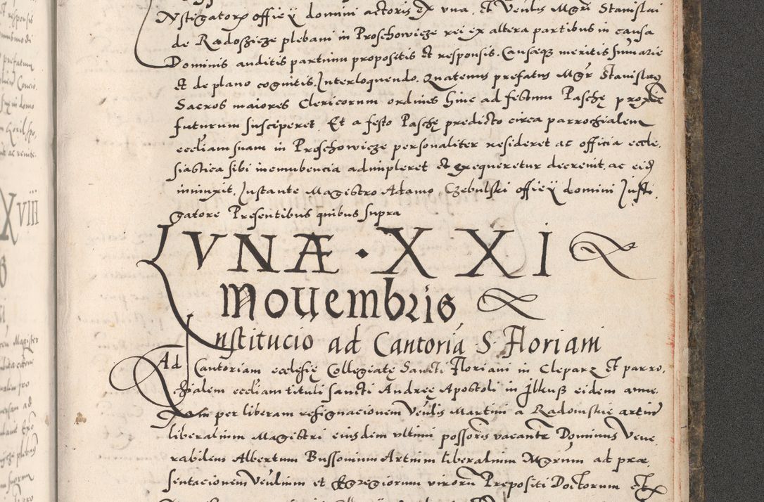Zdjęcie nr 1199 dla obiektu archiwalnego: Acta actorum causarum, sententiarum tam diffinitivarum quam interloquutoriarum, decretorum, obligationum, quietationum, constitutionum procuratorum etc. coram reverendo domino Martino Izdbienski de Russiecz archidiacono Posnaniensi, custode et in spiritualibus vicario generali Cracoviensi, ad annum Domini millesimum quingesimum sexagesimum quintum, cuius indictio octava, pontificatus Pii pape, annus sextus, continuantur