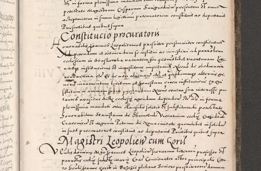 Zdjęcie nr 1197 dla obiektu archiwalnego: Acta actorum causarum, sententiarum tam diffinitivarum quam interloquutoriarum, decretorum, obligationum, quietationum, constitutionum procuratorum etc. coram reverendo domino Martino Izdbienski de Russiecz archidiacono Posnaniensi, custode et in spiritualibus vicario generali Cracoviensi, ad annum Domini millesimum quingesimum sexagesimum quintum, cuius indictio octava, pontificatus Pii pape, annus sextus, continuantur