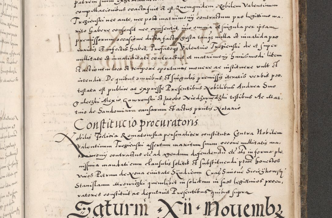 Zdjęcie nr 1193 dla obiektu archiwalnego: Acta actorum causarum, sententiarum tam diffinitivarum quam interloquutoriarum, decretorum, obligationum, quietationum, constitutionum procuratorum etc. coram reverendo domino Martino Izdbienski de Russiecz archidiacono Posnaniensi, custode et in spiritualibus vicario generali Cracoviensi, ad annum Domini millesimum quingesimum sexagesimum quintum, cuius indictio octava, pontificatus Pii pape, annus sextus, continuantur