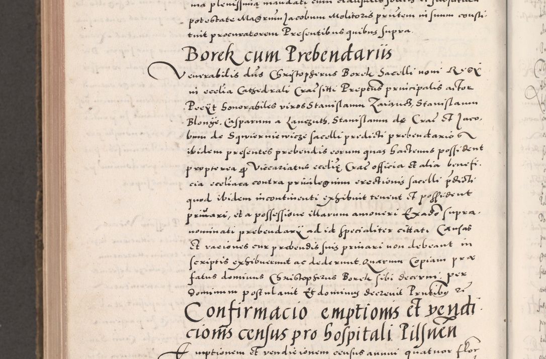Zdjęcie nr 1188 dla obiektu archiwalnego: Acta actorum causarum, sententiarum tam diffinitivarum quam interloquutoriarum, decretorum, obligationum, quietationum, constitutionum procuratorum etc. coram reverendo domino Martino Izdbienski de Russiecz archidiacono Posnaniensi, custode et in spiritualibus vicario generali Cracoviensi, ad annum Domini millesimum quingesimum sexagesimum quintum, cuius indictio octava, pontificatus Pii pape, annus sextus, continuantur