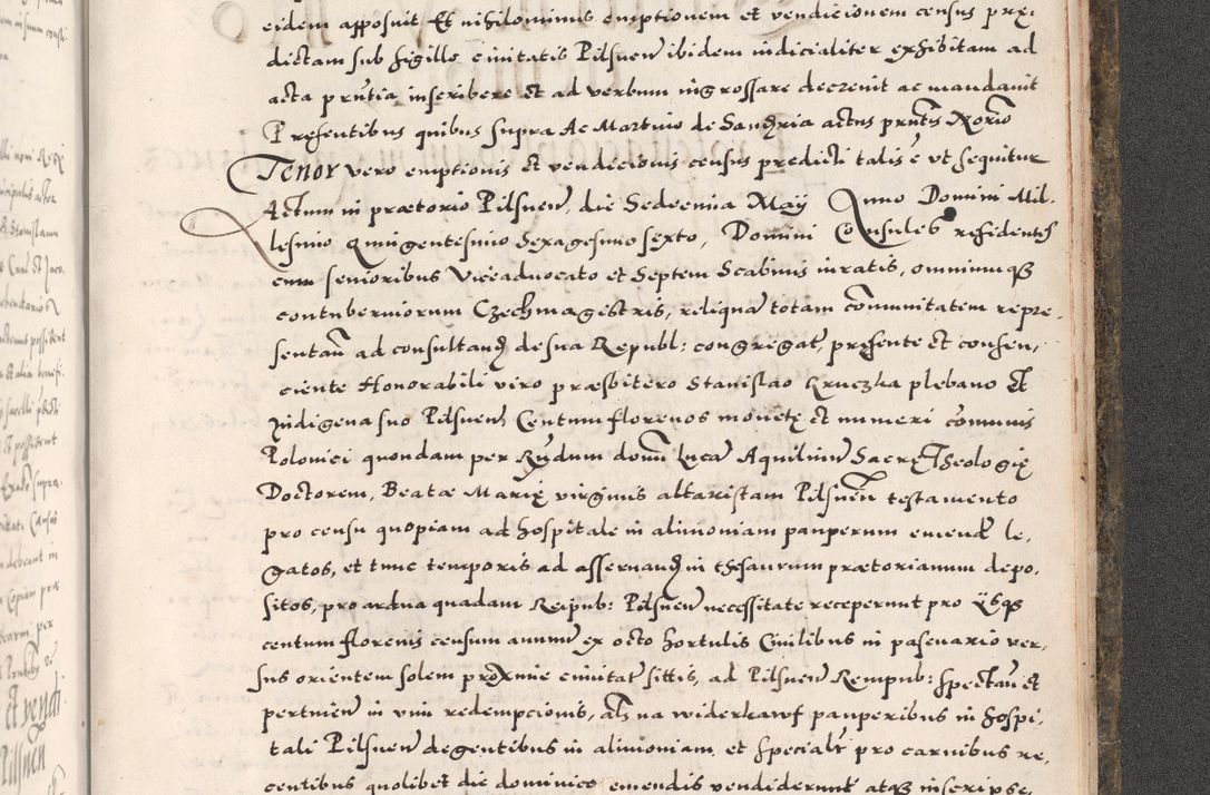 Zdjęcie nr 1189 dla obiektu archiwalnego: Acta actorum causarum, sententiarum tam diffinitivarum quam interloquutoriarum, decretorum, obligationum, quietationum, constitutionum procuratorum etc. coram reverendo domino Martino Izdbienski de Russiecz archidiacono Posnaniensi, custode et in spiritualibus vicario generali Cracoviensi, ad annum Domini millesimum quingesimum sexagesimum quintum, cuius indictio octava, pontificatus Pii pape, annus sextus, continuantur