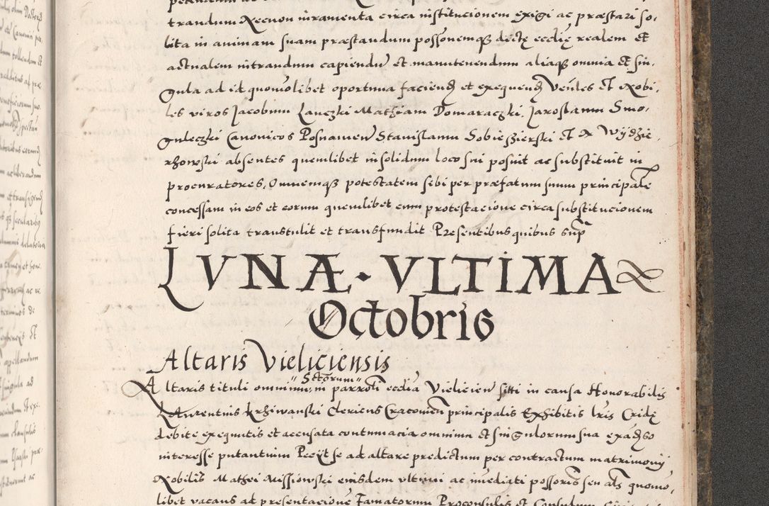 Zdjęcie nr 1183 dla obiektu archiwalnego: Acta actorum causarum, sententiarum tam diffinitivarum quam interloquutoriarum, decretorum, obligationum, quietationum, constitutionum procuratorum etc. coram reverendo domino Martino Izdbienski de Russiecz archidiacono Posnaniensi, custode et in spiritualibus vicario generali Cracoviensi, ad annum Domini millesimum quingesimum sexagesimum quintum, cuius indictio octava, pontificatus Pii pape, annus sextus, continuantur