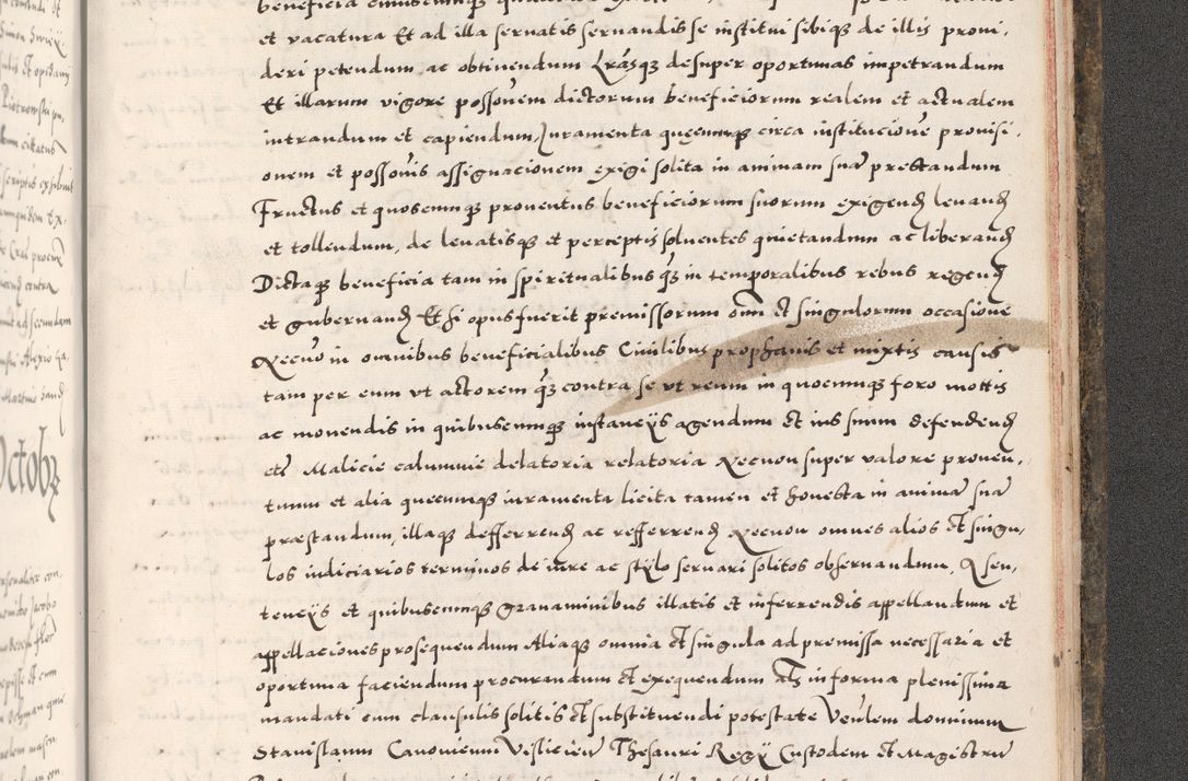 Zdjęcie nr 1175 dla obiektu archiwalnego: Acta actorum causarum, sententiarum tam diffinitivarum quam interloquutoriarum, decretorum, obligationum, quietationum, constitutionum procuratorum etc. coram reverendo domino Martino Izdbienski de Russiecz archidiacono Posnaniensi, custode et in spiritualibus vicario generali Cracoviensi, ad annum Domini millesimum quingesimum sexagesimum quintum, cuius indictio octava, pontificatus Pii pape, annus sextus, continuantur