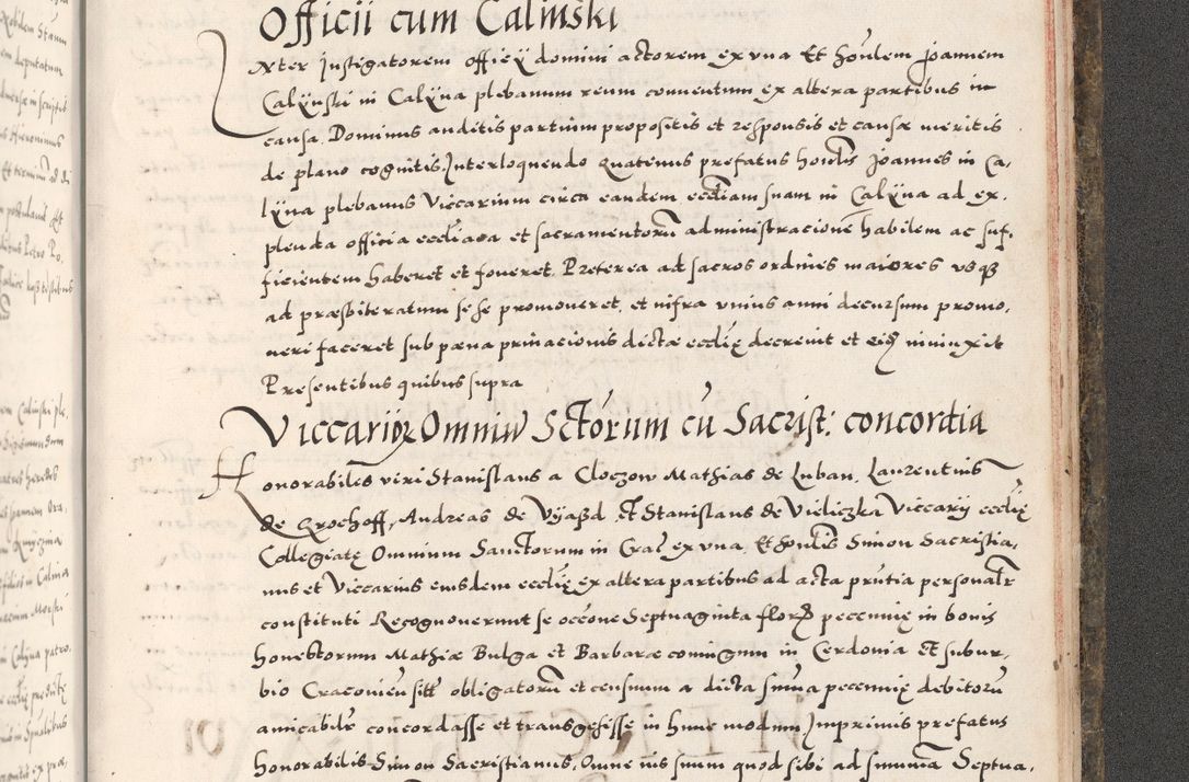 Zdjęcie nr 1177 dla obiektu archiwalnego: Acta actorum causarum, sententiarum tam diffinitivarum quam interloquutoriarum, decretorum, obligationum, quietationum, constitutionum procuratorum etc. coram reverendo domino Martino Izdbienski de Russiecz archidiacono Posnaniensi, custode et in spiritualibus vicario generali Cracoviensi, ad annum Domini millesimum quingesimum sexagesimum quintum, cuius indictio octava, pontificatus Pii pape, annus sextus, continuantur