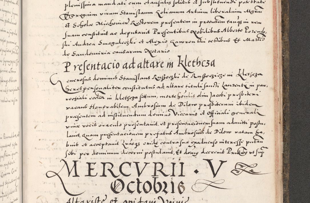 Zdjęcie nr 1165 dla obiektu archiwalnego: Acta actorum causarum, sententiarum tam diffinitivarum quam interloquutoriarum, decretorum, obligationum, quietationum, constitutionum procuratorum etc. coram reverendo domino Martino Izdbienski de Russiecz archidiacono Posnaniensi, custode et in spiritualibus vicario generali Cracoviensi, ad annum Domini millesimum quingesimum sexagesimum quintum, cuius indictio octava, pontificatus Pii pape, annus sextus, continuantur