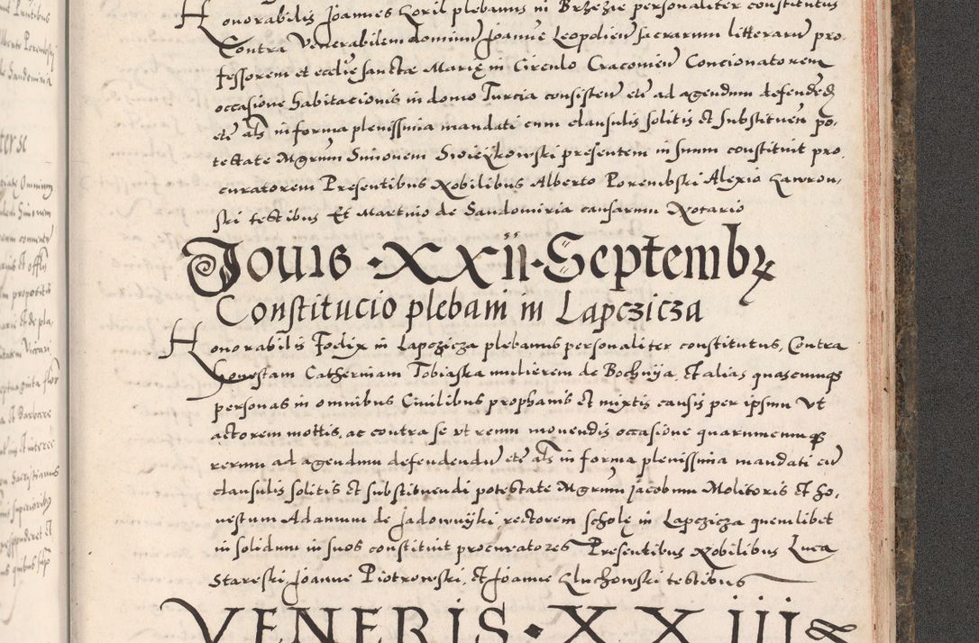 Zdjęcie nr 1151 dla obiektu archiwalnego: Acta actorum causarum, sententiarum tam diffinitivarum quam interloquutoriarum, decretorum, obligationum, quietationum, constitutionum procuratorum etc. coram reverendo domino Martino Izdbienski de Russiecz archidiacono Posnaniensi, custode et in spiritualibus vicario generali Cracoviensi, ad annum Domini millesimum quingesimum sexagesimum quintum, cuius indictio octava, pontificatus Pii pape, annus sextus, continuantur