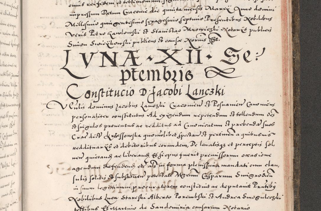 Zdjęcie nr 1145 dla obiektu archiwalnego: Acta actorum causarum, sententiarum tam diffinitivarum quam interloquutoriarum, decretorum, obligationum, quietationum, constitutionum procuratorum etc. coram reverendo domino Martino Izdbienski de Russiecz archidiacono Posnaniensi, custode et in spiritualibus vicario generali Cracoviensi, ad annum Domini millesimum quingesimum sexagesimum quintum, cuius indictio octava, pontificatus Pii pape, annus sextus, continuantur