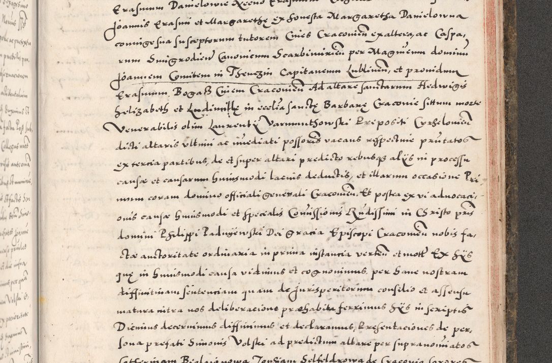 Zdjęcie nr 1143 dla obiektu archiwalnego: Acta actorum causarum, sententiarum tam diffinitivarum quam interloquutoriarum, decretorum, obligationum, quietationum, constitutionum procuratorum etc. coram reverendo domino Martino Izdbienski de Russiecz archidiacono Posnaniensi, custode et in spiritualibus vicario generali Cracoviensi, ad annum Domini millesimum quingesimum sexagesimum quintum, cuius indictio octava, pontificatus Pii pape, annus sextus, continuantur