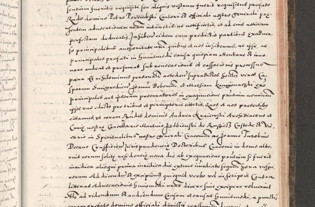 Zdjęcie nr 1141 dla obiektu archiwalnego: Acta actorum causarum, sententiarum tam diffinitivarum quam interloquutoriarum, decretorum, obligationum, quietationum, constitutionum procuratorum etc. coram reverendo domino Martino Izdbienski de Russiecz archidiacono Posnaniensi, custode et in spiritualibus vicario generali Cracoviensi, ad annum Domini millesimum quingesimum sexagesimum quintum, cuius indictio octava, pontificatus Pii pape, annus sextus, continuantur