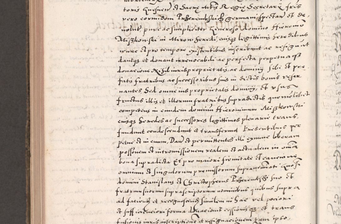 Zdjęcie nr 1134 dla obiektu archiwalnego: Acta actorum causarum, sententiarum tam diffinitivarum quam interloquutoriarum, decretorum, obligationum, quietationum, constitutionum procuratorum etc. coram reverendo domino Martino Izdbienski de Russiecz archidiacono Posnaniensi, custode et in spiritualibus vicario generali Cracoviensi, ad annum Domini millesimum quingesimum sexagesimum quintum, cuius indictio octava, pontificatus Pii pape, annus sextus, continuantur