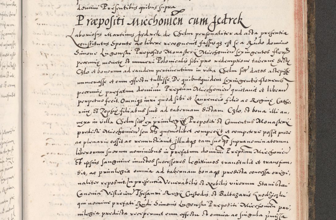 Zdjęcie nr 1133 dla obiektu archiwalnego: Acta actorum causarum, sententiarum tam diffinitivarum quam interloquutoriarum, decretorum, obligationum, quietationum, constitutionum procuratorum etc. coram reverendo domino Martino Izdbienski de Russiecz archidiacono Posnaniensi, custode et in spiritualibus vicario generali Cracoviensi, ad annum Domini millesimum quingesimum sexagesimum quintum, cuius indictio octava, pontificatus Pii pape, annus sextus, continuantur