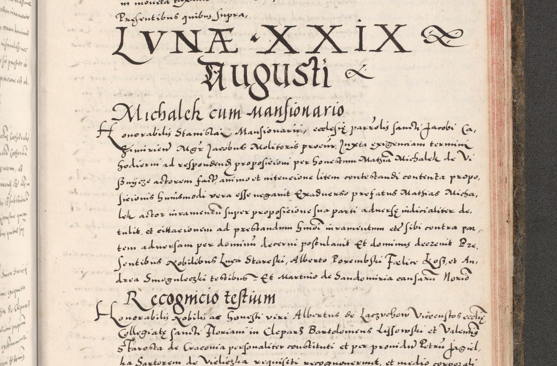 Zdjęcie nr 1123 dla obiektu archiwalnego: Acta actorum causarum, sententiarum tam diffinitivarum quam interloquutoriarum, decretorum, obligationum, quietationum, constitutionum procuratorum etc. coram reverendo domino Martino Izdbienski de Russiecz archidiacono Posnaniensi, custode et in spiritualibus vicario generali Cracoviensi, ad annum Domini millesimum quingesimum sexagesimum quintum, cuius indictio octava, pontificatus Pii pape, annus sextus, continuantur