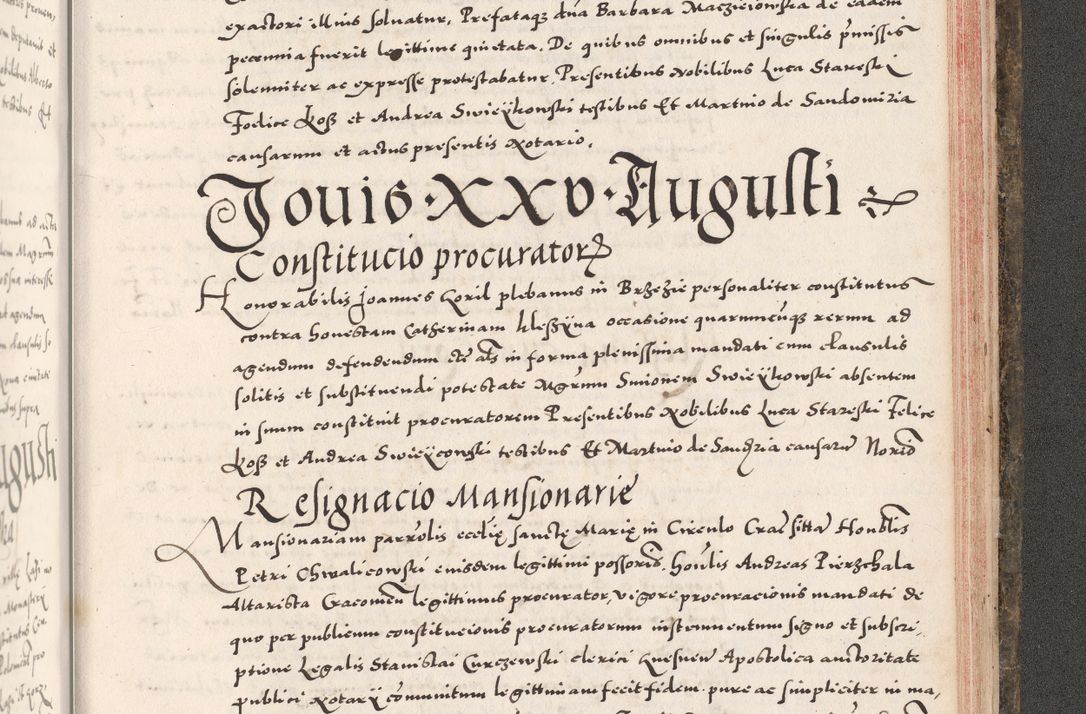 Zdjęcie nr 1119 dla obiektu archiwalnego: Acta actorum causarum, sententiarum tam diffinitivarum quam interloquutoriarum, decretorum, obligationum, quietationum, constitutionum procuratorum etc. coram reverendo domino Martino Izdbienski de Russiecz archidiacono Posnaniensi, custode et in spiritualibus vicario generali Cracoviensi, ad annum Domini millesimum quingesimum sexagesimum quintum, cuius indictio octava, pontificatus Pii pape, annus sextus, continuantur