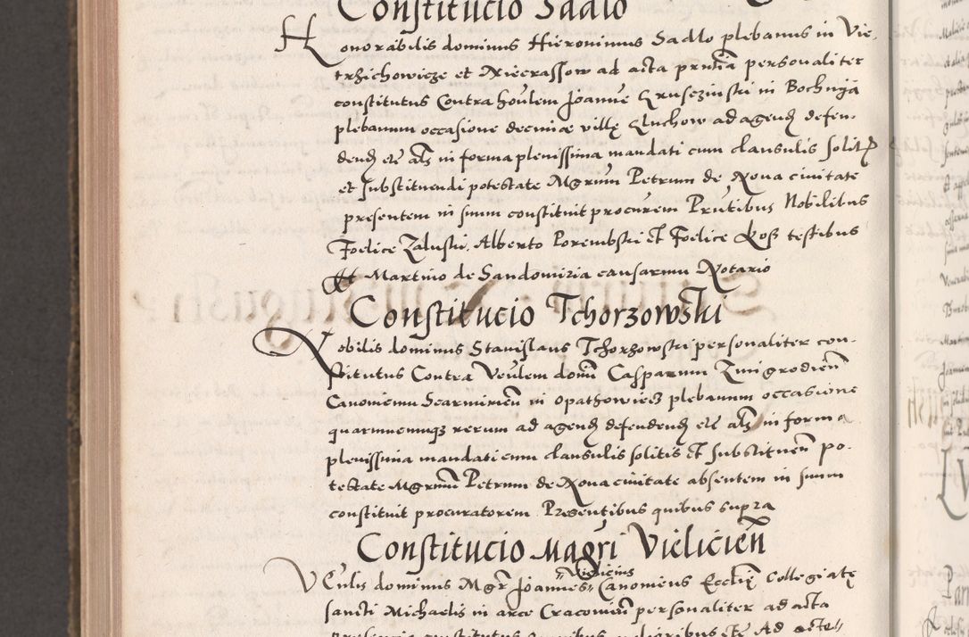 Zdjęcie nr 1116 dla obiektu archiwalnego: Acta actorum causarum, sententiarum tam diffinitivarum quam interloquutoriarum, decretorum, obligationum, quietationum, constitutionum procuratorum etc. coram reverendo domino Martino Izdbienski de Russiecz archidiacono Posnaniensi, custode et in spiritualibus vicario generali Cracoviensi, ad annum Domini millesimum quingesimum sexagesimum quintum, cuius indictio octava, pontificatus Pii pape, annus sextus, continuantur