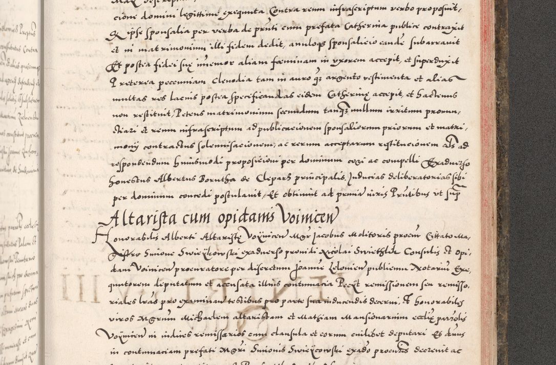 Zdjęcie nr 1099 dla obiektu archiwalnego: Acta actorum causarum, sententiarum tam diffinitivarum quam interloquutoriarum, decretorum, obligationum, quietationum, constitutionum procuratorum etc. coram reverendo domino Martino Izdbienski de Russiecz archidiacono Posnaniensi, custode et in spiritualibus vicario generali Cracoviensi, ad annum Domini millesimum quingesimum sexagesimum quintum, cuius indictio octava, pontificatus Pii pape, annus sextus, continuantur