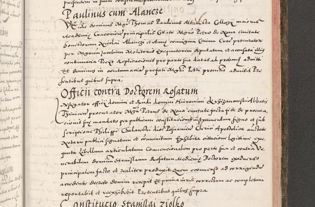 Zdjęcie nr 1097 dla obiektu archiwalnego: Acta actorum causarum, sententiarum tam diffinitivarum quam interloquutoriarum, decretorum, obligationum, quietationum, constitutionum procuratorum etc. coram reverendo domino Martino Izdbienski de Russiecz archidiacono Posnaniensi, custode et in spiritualibus vicario generali Cracoviensi, ad annum Domini millesimum quingesimum sexagesimum quintum, cuius indictio octava, pontificatus Pii pape, annus sextus, continuantur