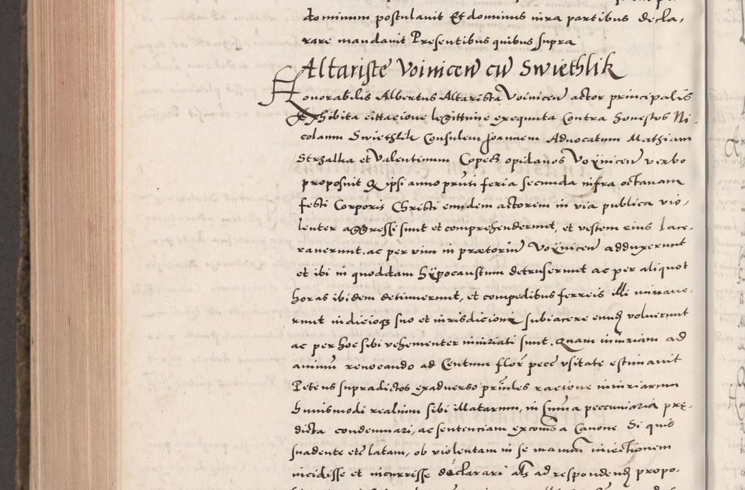 Zdjęcie nr 1094 dla obiektu archiwalnego: Acta actorum causarum, sententiarum tam diffinitivarum quam interloquutoriarum, decretorum, obligationum, quietationum, constitutionum procuratorum etc. coram reverendo domino Martino Izdbienski de Russiecz archidiacono Posnaniensi, custode et in spiritualibus vicario generali Cracoviensi, ad annum Domini millesimum quingesimum sexagesimum quintum, cuius indictio octava, pontificatus Pii pape, annus sextus, continuantur