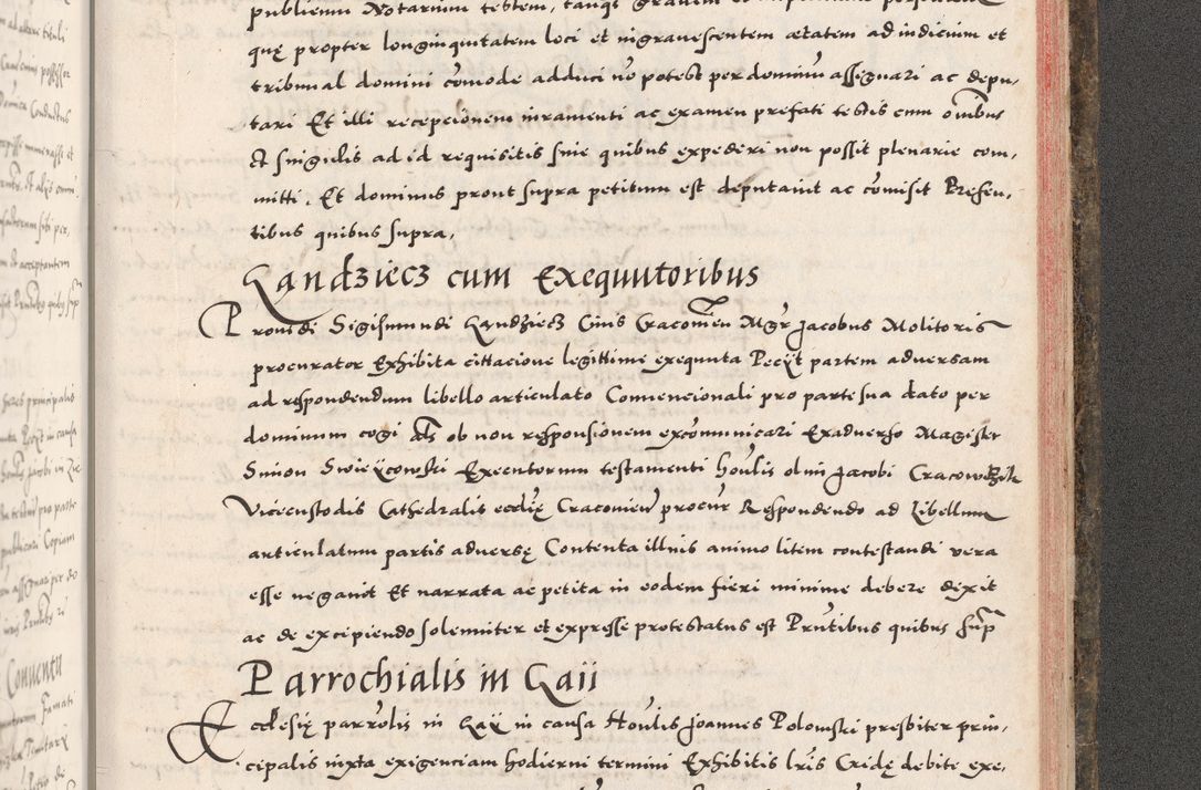 Zdjęcie nr 1093 dla obiektu archiwalnego: Acta actorum causarum, sententiarum tam diffinitivarum quam interloquutoriarum, decretorum, obligationum, quietationum, constitutionum procuratorum etc. coram reverendo domino Martino Izdbienski de Russiecz archidiacono Posnaniensi, custode et in spiritualibus vicario generali Cracoviensi, ad annum Domini millesimum quingesimum sexagesimum quintum, cuius indictio octava, pontificatus Pii pape, annus sextus, continuantur