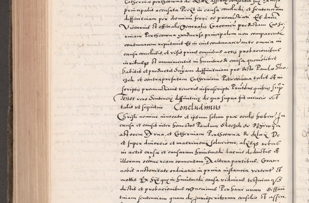 Zdjęcie nr 1086 dla obiektu archiwalnego: Acta actorum causarum, sententiarum tam diffinitivarum quam interloquutoriarum, decretorum, obligationum, quietationum, constitutionum procuratorum etc. coram reverendo domino Martino Izdbienski de Russiecz archidiacono Posnaniensi, custode et in spiritualibus vicario generali Cracoviensi, ad annum Domini millesimum quingesimum sexagesimum quintum, cuius indictio octava, pontificatus Pii pape, annus sextus, continuantur