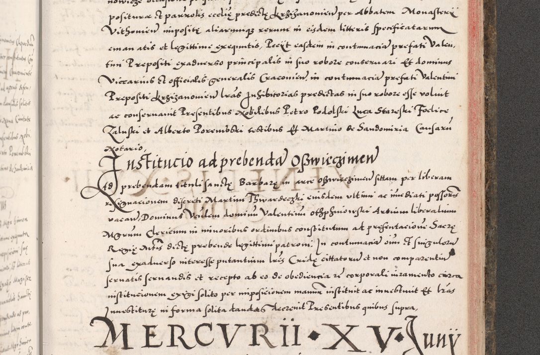 Zdjęcie nr 1075 dla obiektu archiwalnego: Acta actorum causarum, sententiarum tam diffinitivarum quam interloquutoriarum, decretorum, obligationum, quietationum, constitutionum procuratorum etc. coram reverendo domino Martino Izdbienski de Russiecz archidiacono Posnaniensi, custode et in spiritualibus vicario generali Cracoviensi, ad annum Domini millesimum quingesimum sexagesimum quintum, cuius indictio octava, pontificatus Pii pape, annus sextus, continuantur