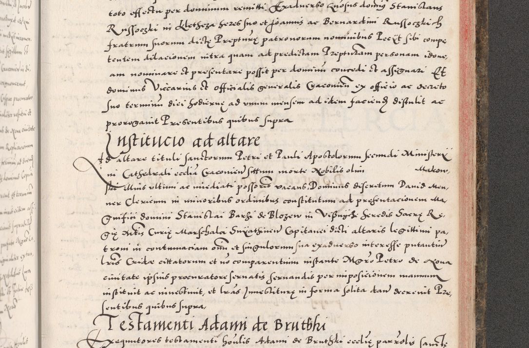Zdjęcie nr 1067 dla obiektu archiwalnego: Acta actorum causarum, sententiarum tam diffinitivarum quam interloquutoriarum, decretorum, obligationum, quietationum, constitutionum procuratorum etc. coram reverendo domino Martino Izdbienski de Russiecz archidiacono Posnaniensi, custode et in spiritualibus vicario generali Cracoviensi, ad annum Domini millesimum quingesimum sexagesimum quintum, cuius indictio octava, pontificatus Pii pape, annus sextus, continuantur
