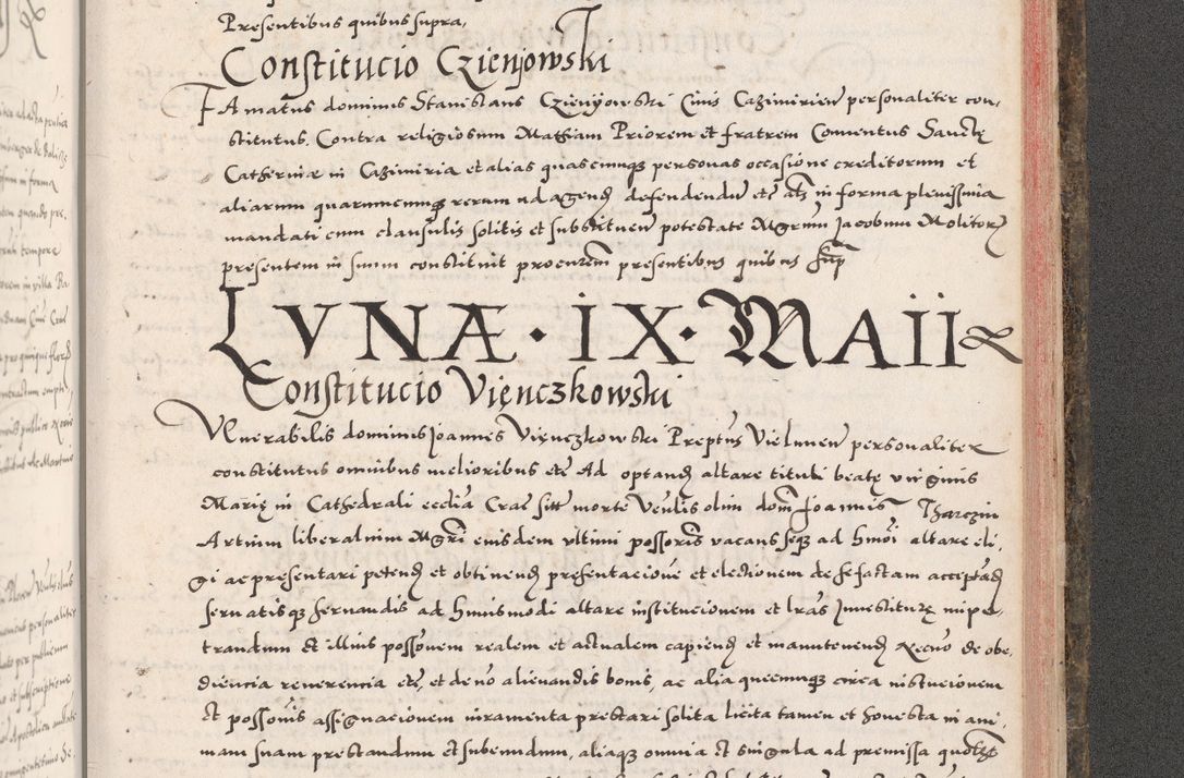 Zdjęcie nr 1043 dla obiektu archiwalnego: Acta actorum causarum, sententiarum tam diffinitivarum quam interloquutoriarum, decretorum, obligationum, quietationum, constitutionum procuratorum etc. coram reverendo domino Martino Izdbienski de Russiecz archidiacono Posnaniensi, custode et in spiritualibus vicario generali Cracoviensi, ad annum Domini millesimum quingesimum sexagesimum quintum, cuius indictio octava, pontificatus Pii pape, annus sextus, continuantur