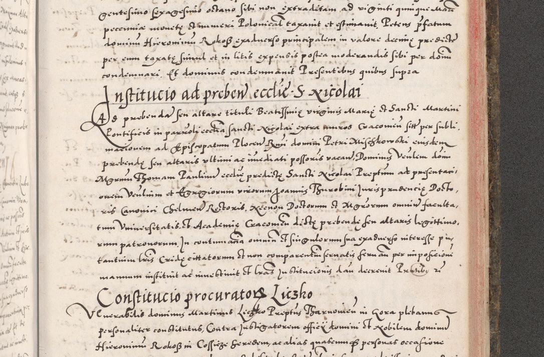 Zdjęcie nr 1031 dla obiektu archiwalnego: Acta actorum causarum, sententiarum tam diffinitivarum quam interloquutoriarum, decretorum, obligationum, quietationum, constitutionum procuratorum etc. coram reverendo domino Martino Izdbienski de Russiecz archidiacono Posnaniensi, custode et in spiritualibus vicario generali Cracoviensi, ad annum Domini millesimum quingesimum sexagesimum quintum, cuius indictio octava, pontificatus Pii pape, annus sextus, continuantur