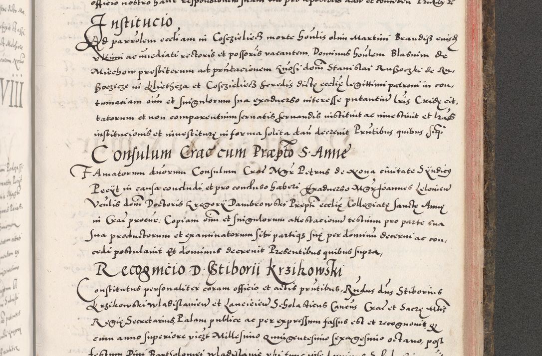 Zdjęcie nr 1011 dla obiektu archiwalnego: Acta actorum causarum, sententiarum tam diffinitivarum quam interloquutoriarum, decretorum, obligationum, quietationum, constitutionum procuratorum etc. coram reverendo domino Martino Izdbienski de Russiecz archidiacono Posnaniensi, custode et in spiritualibus vicario generali Cracoviensi, ad annum Domini millesimum quingesimum sexagesimum quintum, cuius indictio octava, pontificatus Pii pape, annus sextus, continuantur