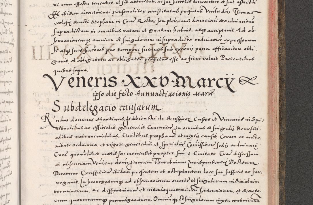 Zdjęcie nr 1009 dla obiektu archiwalnego: Acta actorum causarum, sententiarum tam diffinitivarum quam interloquutoriarum, decretorum, obligationum, quietationum, constitutionum procuratorum etc. coram reverendo domino Martino Izdbienski de Russiecz archidiacono Posnaniensi, custode et in spiritualibus vicario generali Cracoviensi, ad annum Domini millesimum quingesimum sexagesimum quintum, cuius indictio octava, pontificatus Pii pape, annus sextus, continuantur