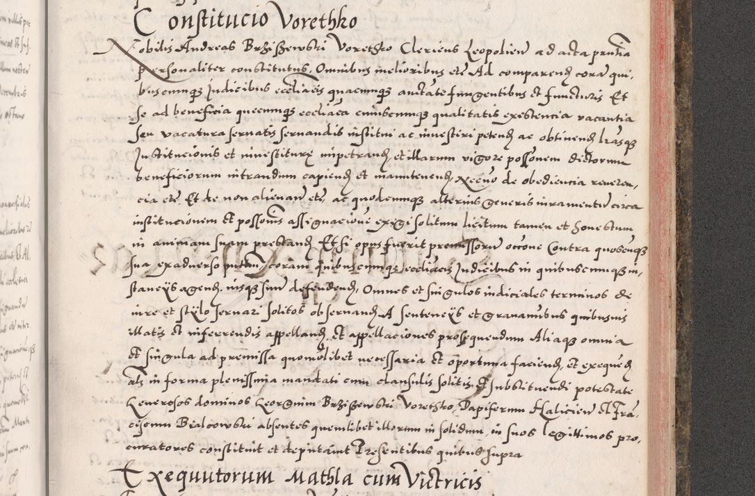 Zdjęcie nr 997 dla obiektu archiwalnego: Acta actorum causarum, sententiarum tam diffinitivarum quam interloquutoriarum, decretorum, obligationum, quietationum, constitutionum procuratorum etc. coram reverendo domino Martino Izdbienski de Russiecz archidiacono Posnaniensi, custode et in spiritualibus vicario generali Cracoviensi, ad annum Domini millesimum quingesimum sexagesimum quintum, cuius indictio octava, pontificatus Pii pape, annus sextus, continuantur