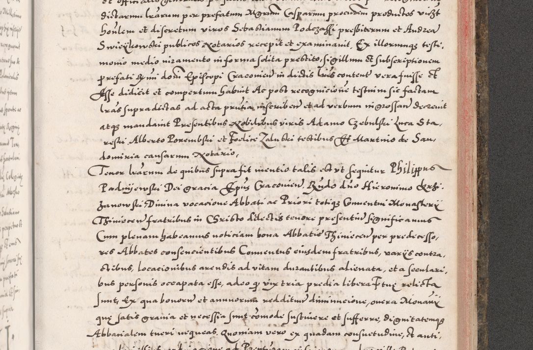 Zdjęcie nr 995 dla obiektu archiwalnego: Acta actorum causarum, sententiarum tam diffinitivarum quam interloquutoriarum, decretorum, obligationum, quietationum, constitutionum procuratorum etc. coram reverendo domino Martino Izdbienski de Russiecz archidiacono Posnaniensi, custode et in spiritualibus vicario generali Cracoviensi, ad annum Domini millesimum quingesimum sexagesimum quintum, cuius indictio octava, pontificatus Pii pape, annus sextus, continuantur