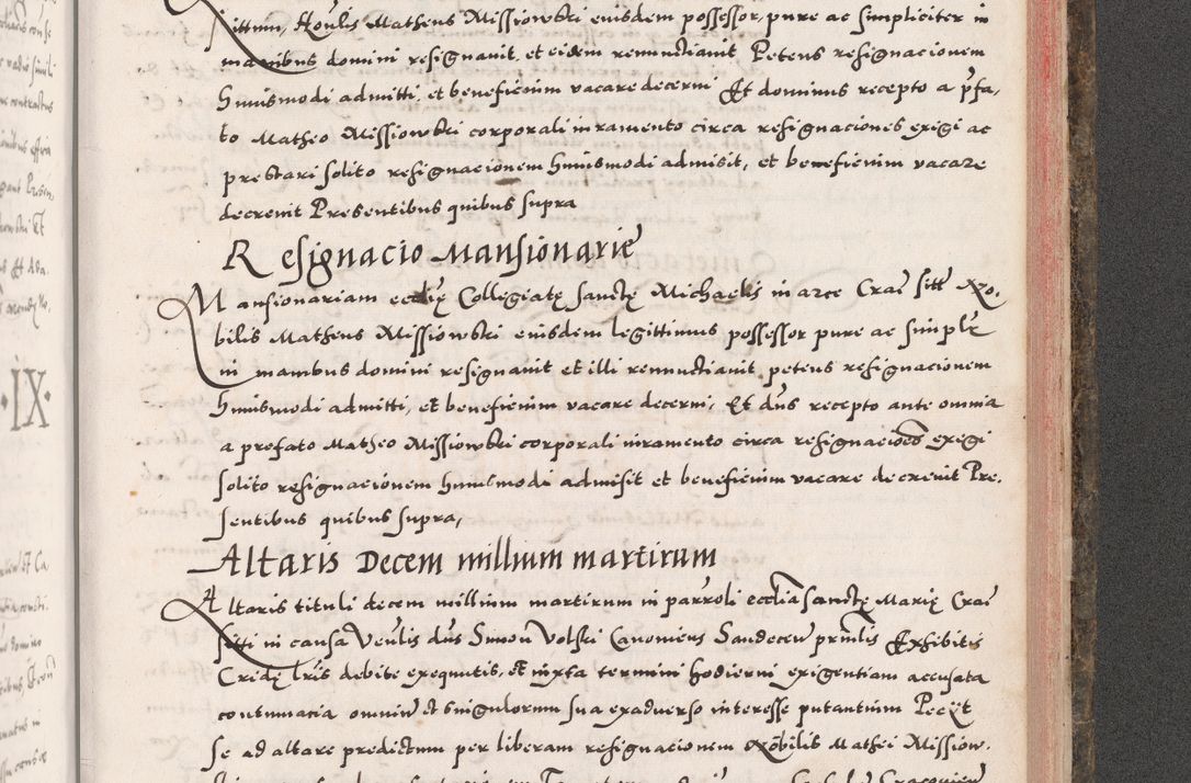Zdjęcie nr 987 dla obiektu archiwalnego: Acta actorum causarum, sententiarum tam diffinitivarum quam interloquutoriarum, decretorum, obligationum, quietationum, constitutionum procuratorum etc. coram reverendo domino Martino Izdbienski de Russiecz archidiacono Posnaniensi, custode et in spiritualibus vicario generali Cracoviensi, ad annum Domini millesimum quingesimum sexagesimum quintum, cuius indictio octava, pontificatus Pii pape, annus sextus, continuantur