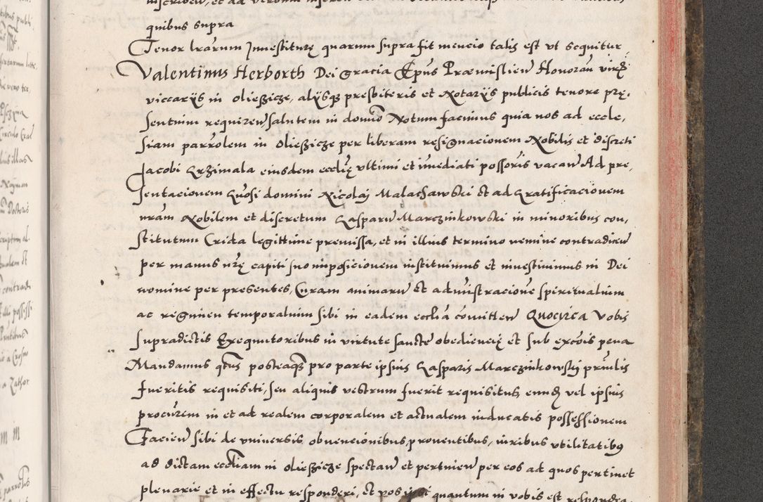 Zdjęcie nr 981 dla obiektu archiwalnego: Acta actorum causarum, sententiarum tam diffinitivarum quam interloquutoriarum, decretorum, obligationum, quietationum, constitutionum procuratorum etc. coram reverendo domino Martino Izdbienski de Russiecz archidiacono Posnaniensi, custode et in spiritualibus vicario generali Cracoviensi, ad annum Domini millesimum quingesimum sexagesimum quintum, cuius indictio octava, pontificatus Pii pape, annus sextus, continuantur