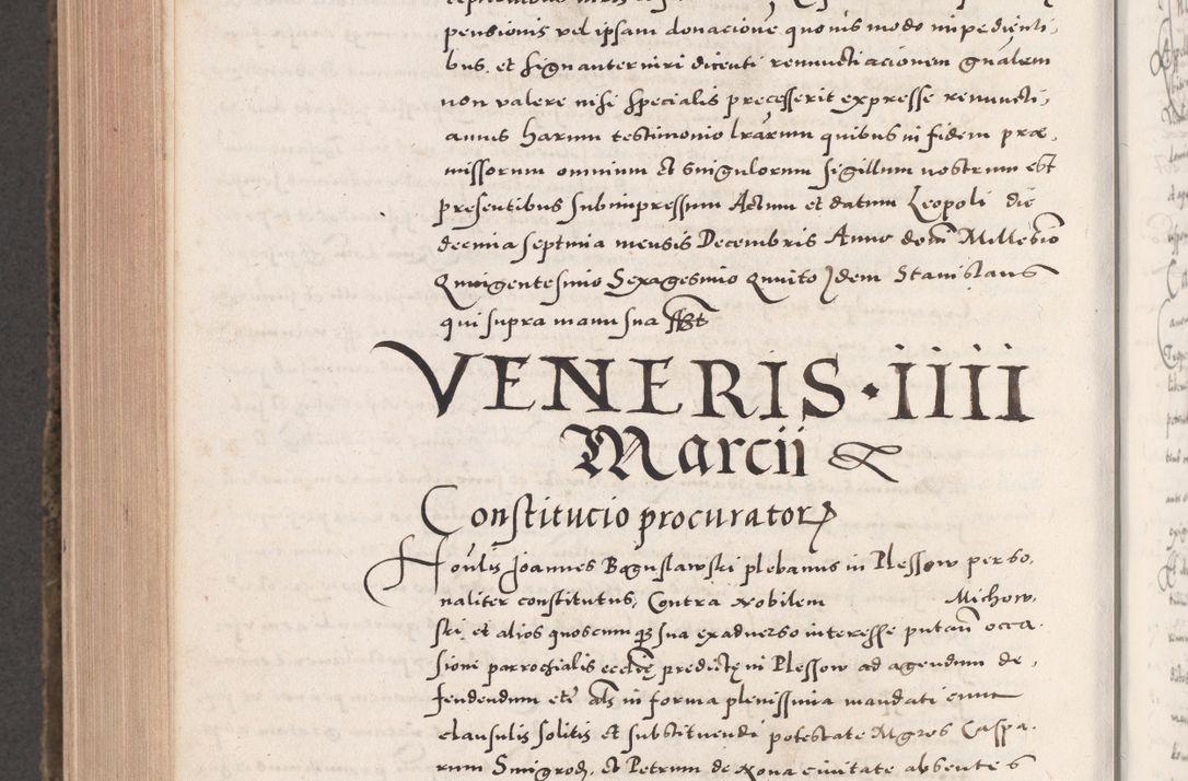 Zdjęcie nr 974 dla obiektu archiwalnego: Acta actorum causarum, sententiarum tam diffinitivarum quam interloquutoriarum, decretorum, obligationum, quietationum, constitutionum procuratorum etc. coram reverendo domino Martino Izdbienski de Russiecz archidiacono Posnaniensi, custode et in spiritualibus vicario generali Cracoviensi, ad annum Domini millesimum quingesimum sexagesimum quintum, cuius indictio octava, pontificatus Pii pape, annus sextus, continuantur