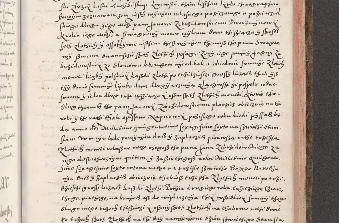 Zdjęcie nr 971 dla obiektu archiwalnego: Acta actorum causarum, sententiarum tam diffinitivarum quam interloquutoriarum, decretorum, obligationum, quietationum, constitutionum procuratorum etc. coram reverendo domino Martino Izdbienski de Russiecz archidiacono Posnaniensi, custode et in spiritualibus vicario generali Cracoviensi, ad annum Domini millesimum quingesimum sexagesimum quintum, cuius indictio octava, pontificatus Pii pape, annus sextus, continuantur