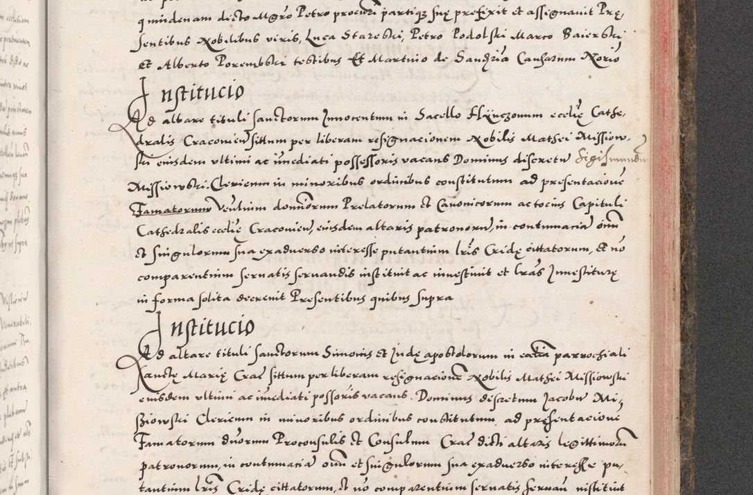 Zdjęcie nr 967 dla obiektu archiwalnego: Acta actorum causarum, sententiarum tam diffinitivarum quam interloquutoriarum, decretorum, obligationum, quietationum, constitutionum procuratorum etc. coram reverendo domino Martino Izdbienski de Russiecz archidiacono Posnaniensi, custode et in spiritualibus vicario generali Cracoviensi, ad annum Domini millesimum quingesimum sexagesimum quintum, cuius indictio octava, pontificatus Pii pape, annus sextus, continuantur