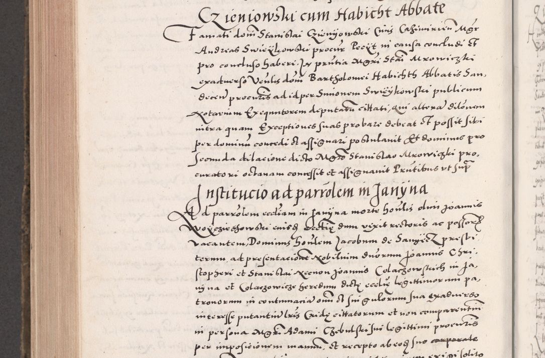 Zdjęcie nr 964 dla obiektu archiwalnego: Acta actorum causarum, sententiarum tam diffinitivarum quam interloquutoriarum, decretorum, obligationum, quietationum, constitutionum procuratorum etc. coram reverendo domino Martino Izdbienski de Russiecz archidiacono Posnaniensi, custode et in spiritualibus vicario generali Cracoviensi, ad annum Domini millesimum quingesimum sexagesimum quintum, cuius indictio octava, pontificatus Pii pape, annus sextus, continuantur