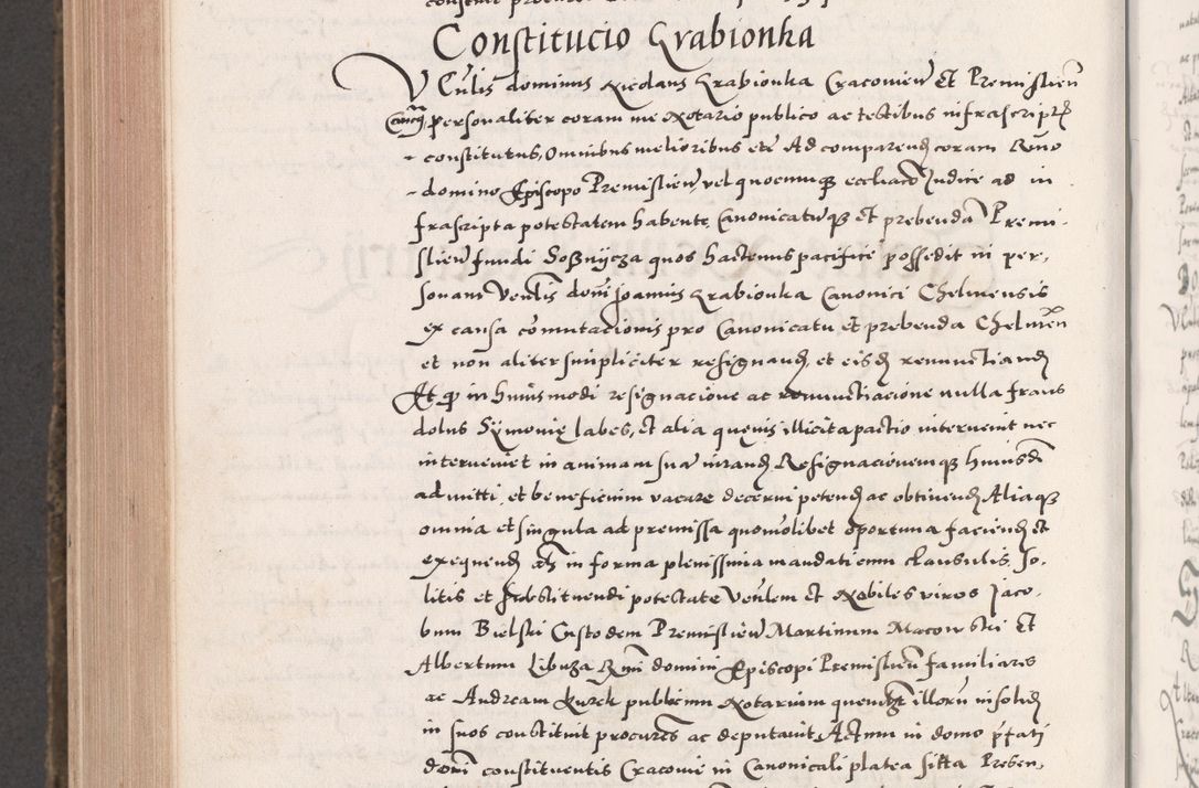 Zdjęcie nr 960 dla obiektu archiwalnego: Acta actorum causarum, sententiarum tam diffinitivarum quam interloquutoriarum, decretorum, obligationum, quietationum, constitutionum procuratorum etc. coram reverendo domino Martino Izdbienski de Russiecz archidiacono Posnaniensi, custode et in spiritualibus vicario generali Cracoviensi, ad annum Domini millesimum quingesimum sexagesimum quintum, cuius indictio octava, pontificatus Pii pape, annus sextus, continuantur
