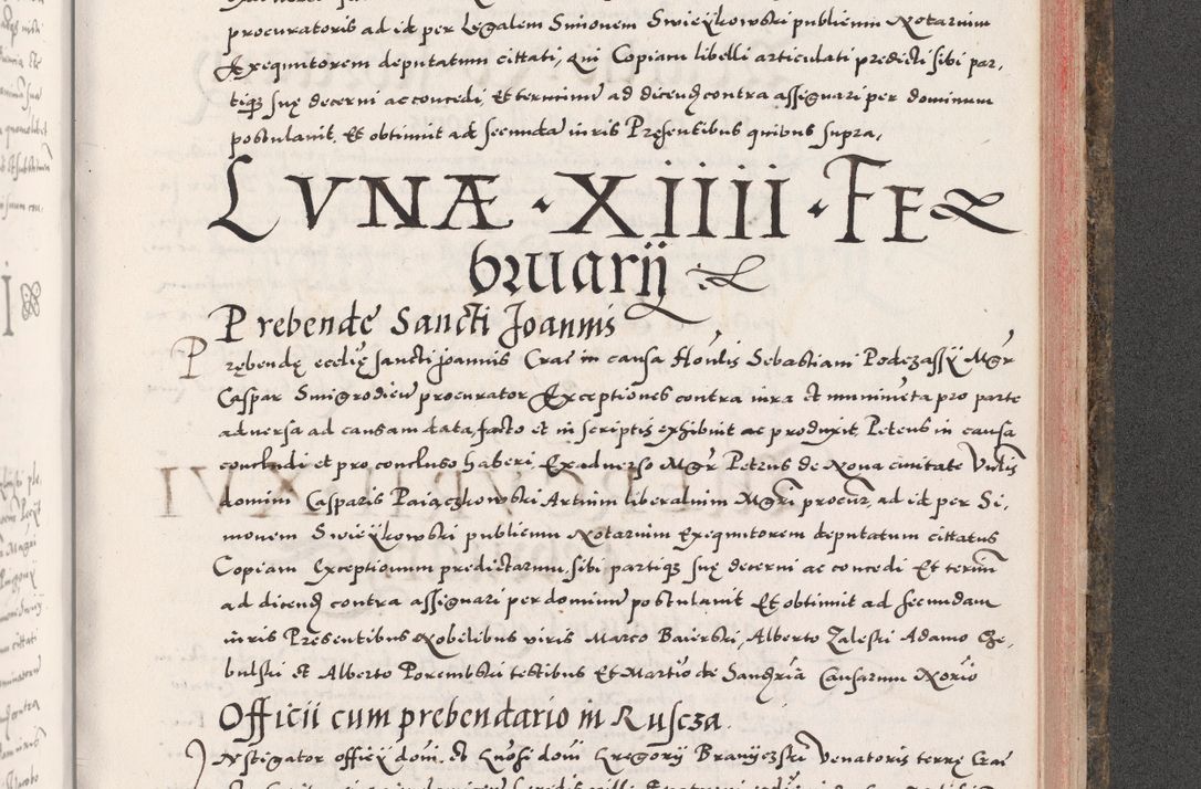 Zdjęcie nr 957 dla obiektu archiwalnego: Acta actorum causarum, sententiarum tam diffinitivarum quam interloquutoriarum, decretorum, obligationum, quietationum, constitutionum procuratorum etc. coram reverendo domino Martino Izdbienski de Russiecz archidiacono Posnaniensi, custode et in spiritualibus vicario generali Cracoviensi, ad annum Domini millesimum quingesimum sexagesimum quintum, cuius indictio octava, pontificatus Pii pape, annus sextus, continuantur