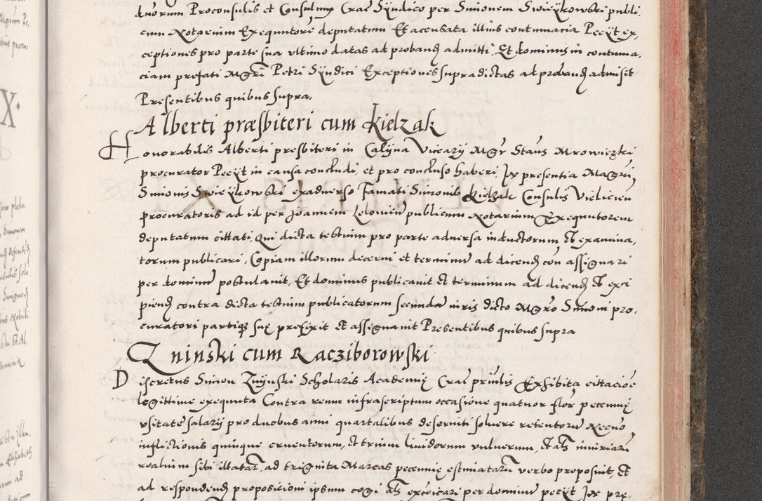 Zdjęcie nr 955 dla obiektu archiwalnego: Acta actorum causarum, sententiarum tam diffinitivarum quam interloquutoriarum, decretorum, obligationum, quietationum, constitutionum procuratorum etc. coram reverendo domino Martino Izdbienski de Russiecz archidiacono Posnaniensi, custode et in spiritualibus vicario generali Cracoviensi, ad annum Domini millesimum quingesimum sexagesimum quintum, cuius indictio octava, pontificatus Pii pape, annus sextus, continuantur