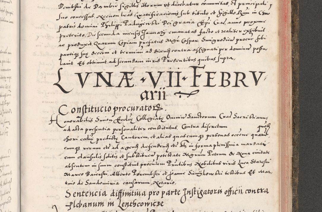 Zdjęcie nr 951 dla obiektu archiwalnego: Acta actorum causarum, sententiarum tam diffinitivarum quam interloquutoriarum, decretorum, obligationum, quietationum, constitutionum procuratorum etc. coram reverendo domino Martino Izdbienski de Russiecz archidiacono Posnaniensi, custode et in spiritualibus vicario generali Cracoviensi, ad annum Domini millesimum quingesimum sexagesimum quintum, cuius indictio octava, pontificatus Pii pape, annus sextus, continuantur